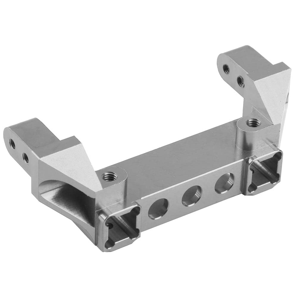 Aluminiumlegierung Hinterer Stoßstangenhalterung für 4 RC Crawler Car, CNC, Bearbeitet mit Einer Anodisierungsbehandlung, (F8237T Titaniumgrau) von Fafeims