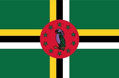 Autoaufkleber Sticker Fahne Dominica NEU Aufkleber von FahnenMax