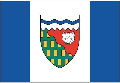 Autoaufkleber Sticker Fahne Kanada - Nordwest Territorien Flagge Aufkleber von FahnenMax