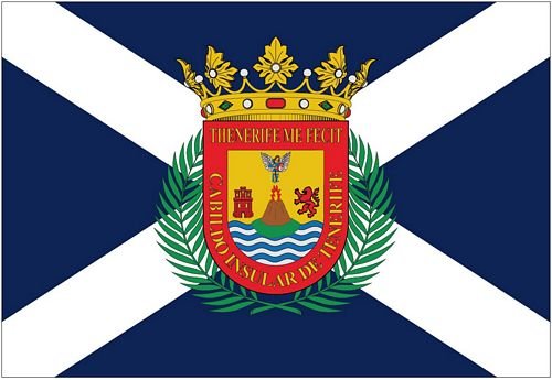 Autoaufkleber Sticker Fahne Spanien - Teneriffa Flagge Aufkleber von FahnenMax