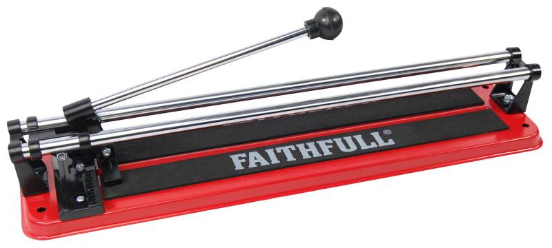 Faithfull FAITLC300 Wand- und Bodenfliesenschneider, 300 mm quadratisch, 210 mm Diagonale, 10 mm Dicke Schnittleistung von Faithfull