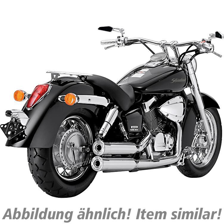 Falcon Double Groove Auspuff 2-2 686980 poliert für Harley-Davidson von Falcon