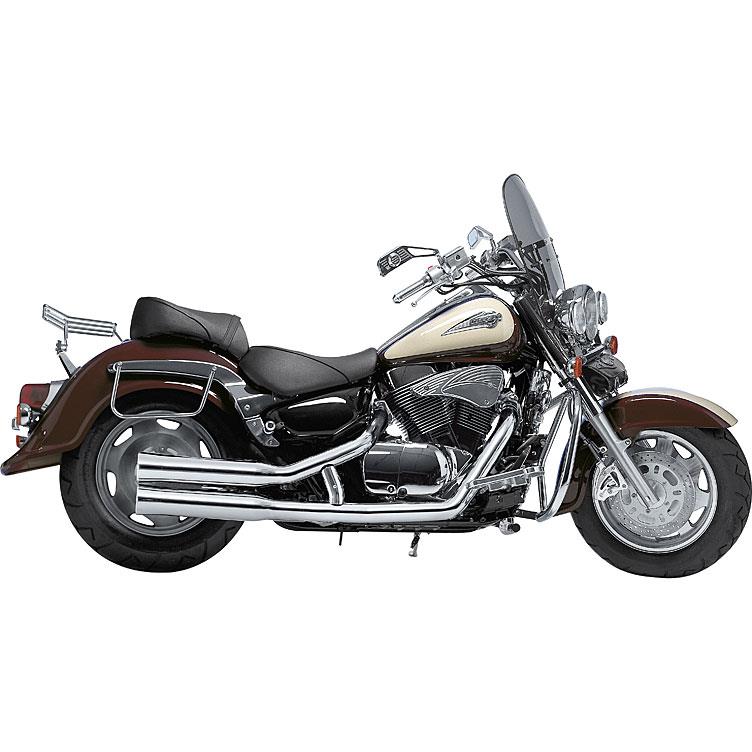 Falcon Double Groove Auspuff 2-2 Suzuki VL 1500 Intruder LC poliert von Falcon