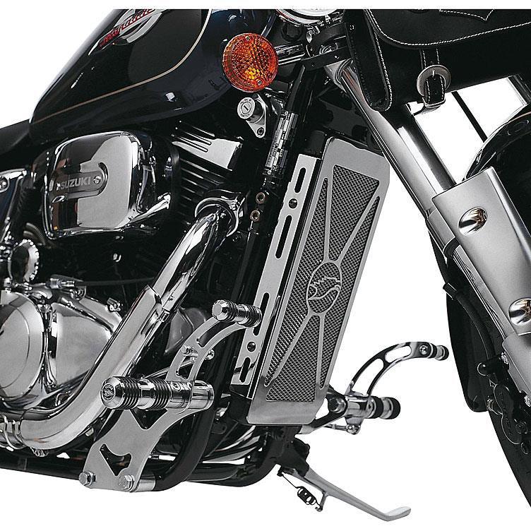 Falcon Round Style Fußrastenanlage +11cm für Suzuki VZ 800 Marauder von Falcon