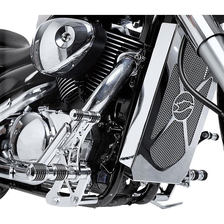 Falcon Round Style Fußrastenanlage +12cm für Suzuki M 800 Intruder von Falcon