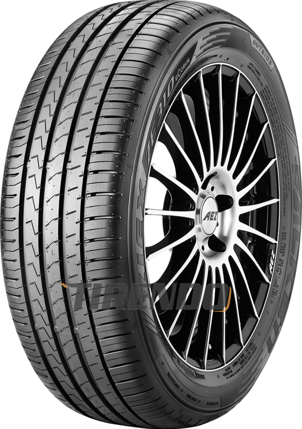 Falken ZIEX ZE310 ECORUN ( 195/50 R16 88V XL Ecorun, BLK ) von Falken