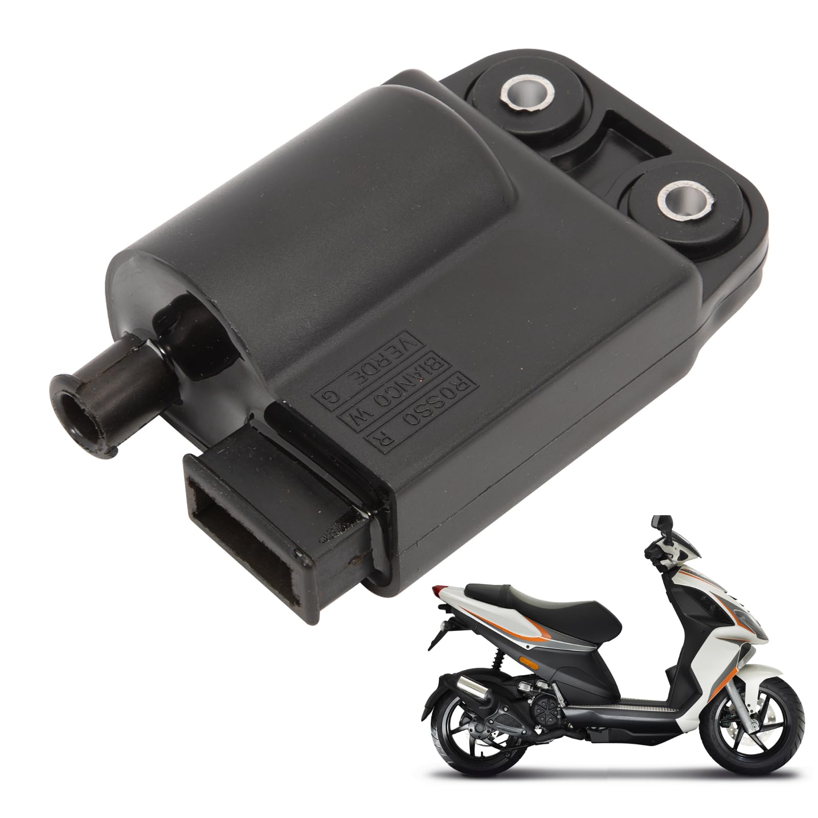 FanPaYY CDI integrierter Zündeinheit kompatibel für Piaggio NRG 50 Power DT Aprilia SR50 TPH X 50 Derbi Gilera Vespa von FanPaYY