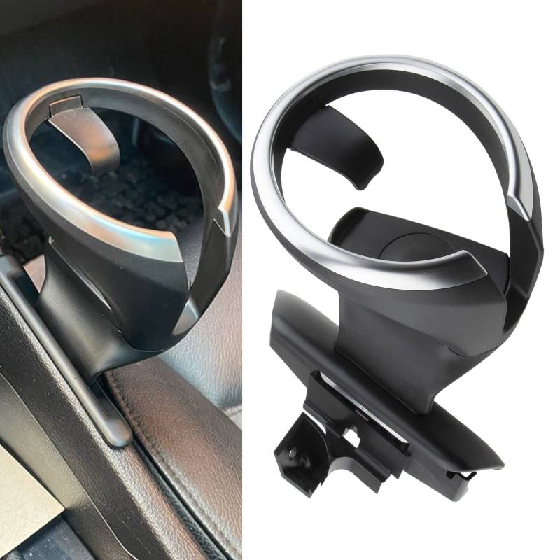 FanPaYY Getränkehalter für Mittelkonsole Becherhalter Car Center Konsolenbecherhalter Cupholder für BMW 128i 135i X1 E81 E82 E82e E87 E87n E88 51160443082 51169144632 von FanPaYY