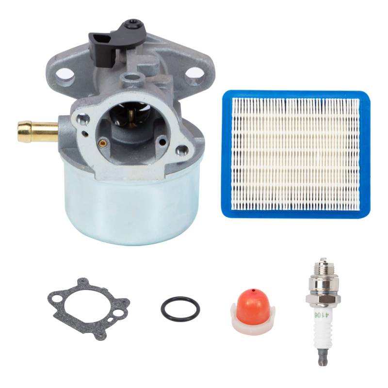 FanPaYY Vergaser-Kit mit Primerball und Luftfilter 799868 für Briggs & Stratton 4 bis 7HP Motoren 498170 497586 497314 von FanPaYY