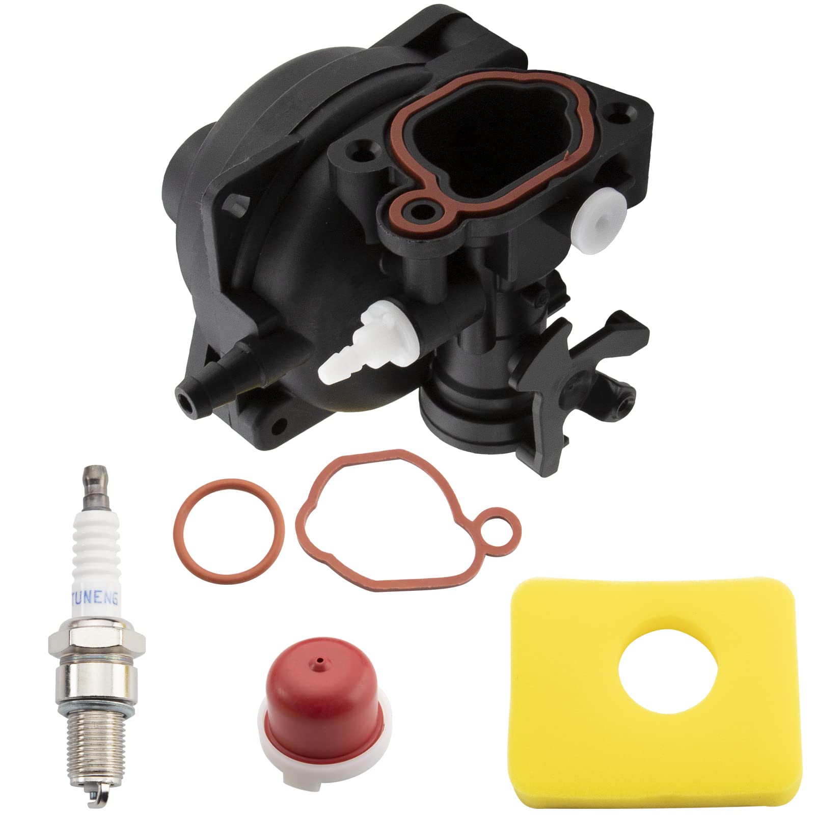 FanPaYY Vergaser Rasenmäher Motor Ersatz Kit für Briggs & Stratton mit O-Ring Unterlegscheibe 799583 591160 593261 591110 300E 450E 500E Serie von FanPaYY