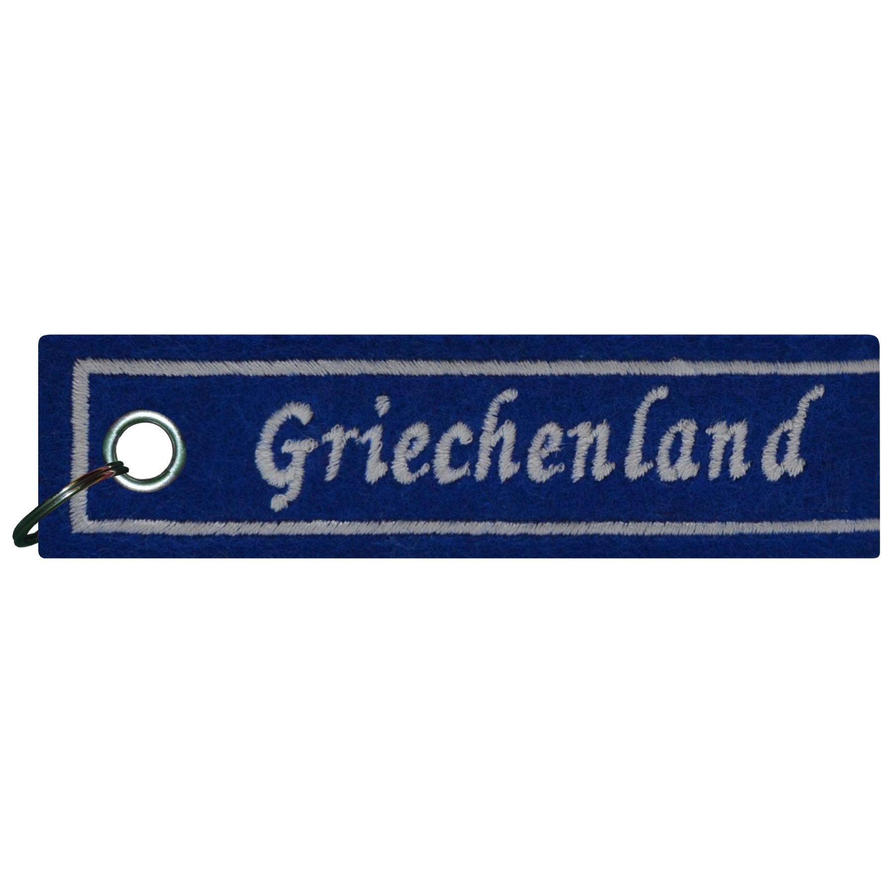 FanShirts4u Schlüsselanhänger aus Filz - GRIECHENLAND/Greece - WM EM - Nation (Griechenland) von FanShirts4u