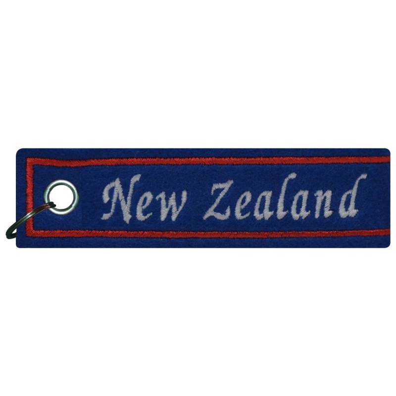 FanShirts4u Schlüsselanhänger aus Filz - NEUSEELAND/New Zealand - WM - Nation (New Zealand blau) von FanShirts4u