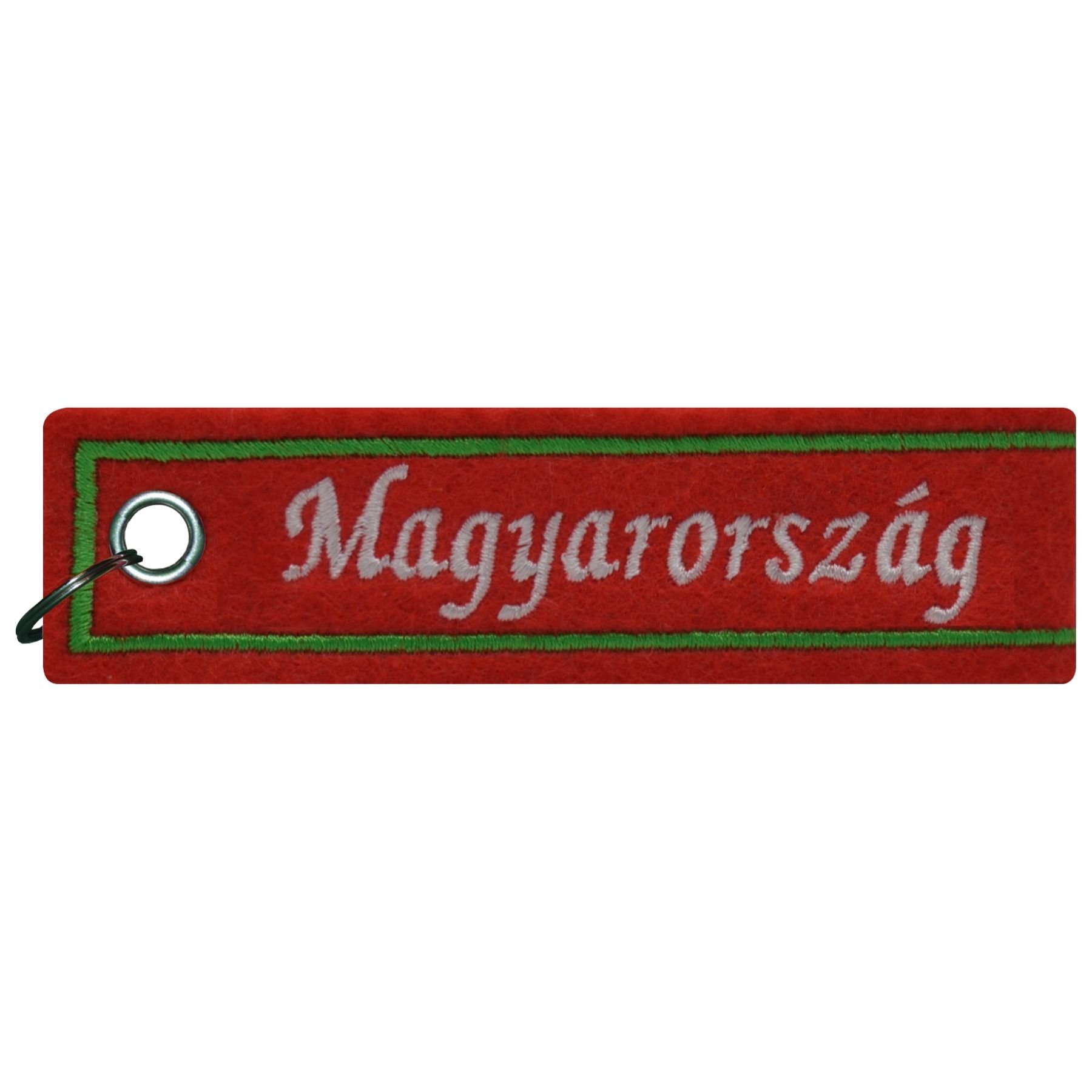 FanShirts4u Schlüsselanhänger aus Filz - UNGARN/Hungary - WM EM - Nation (Magyarország/rot - Schrift weiß) von FanShirts4u