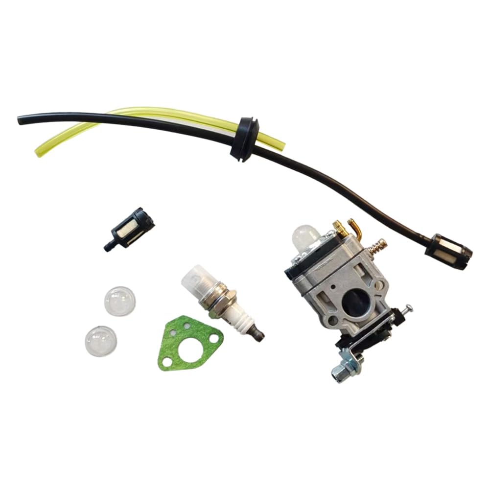 Fangxuee 15-mm-Vergaser-Kit, Motorsense, Vergaser, Benzin-Rasentrimmer für 40-5, 43 CC, 47 CC, 49 CC, 50 CC, 2-Takt von Fangxuee