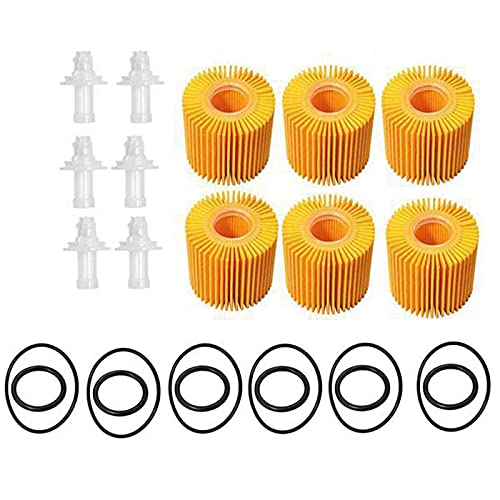 Fangxuee 6Sets ÖL Filter Kits für Sienna Venza 04152-YZZA1 04152-31090 von Fangxuee