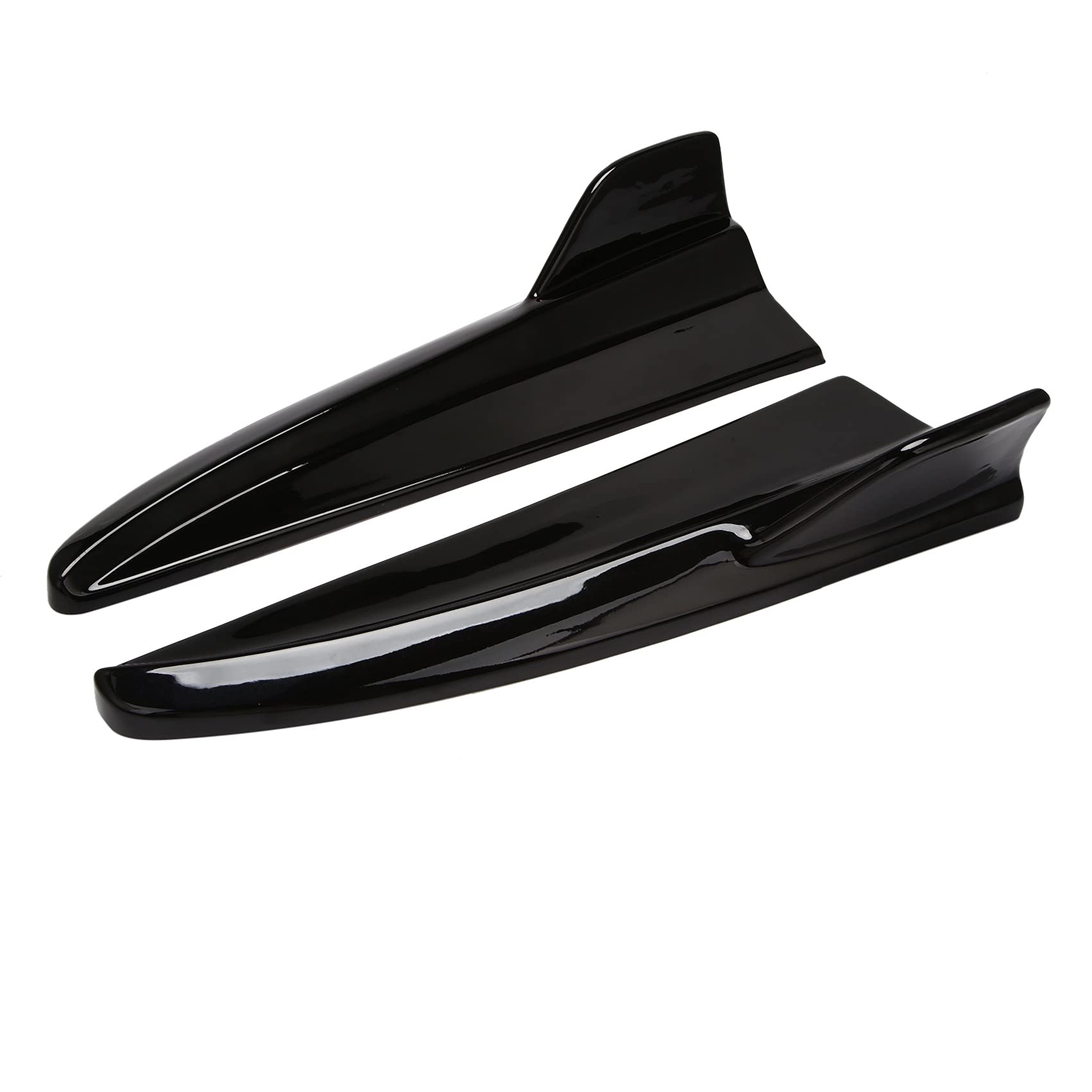 Fangxuee Auto Heck StoßStange Diffusor Splitter Spoiler für C-Class W205 C180 C200 C300 C63 2015-2021 Schwarz von Fangxuee