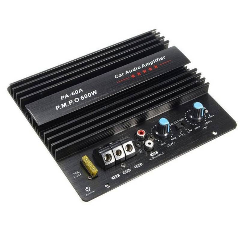 Fangxuee PA-60A12v Auto-Verstärkerplatine Hochleistungs-Audio-Subwoofer 12-V-Verstärker 600 W von Fangxuee