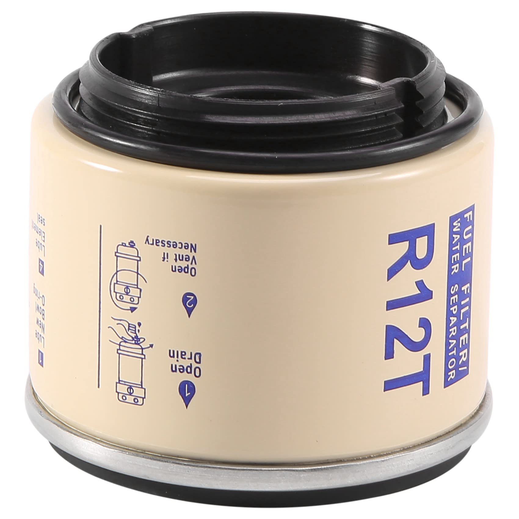 Fangxuee R12T Kraftstoff- / Wasser Abscheider Filter Motor für 40R 120AT S3240 NPT ZG1/4-19 Kfz Teile Komplette Filter Patrone von Fangxuee