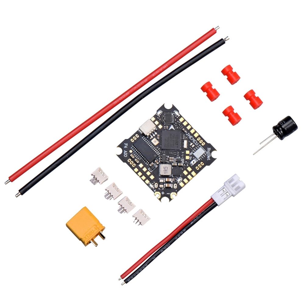 Fangxuee Ruibet F4AIO 12A F411 Flugregler BLHELIS 12A 4in1 ESC-Board 1-2S für FPV Freestyle Tinywhoop Cinewhoop Drohne von Fangxuee