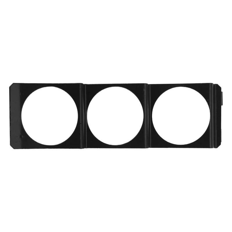 Fangxuee Triple 52 Mm x 3 Gauge Halter Pod Panel - Standard Stereo Radio Schlitz Single Din Universal von Fangxuee