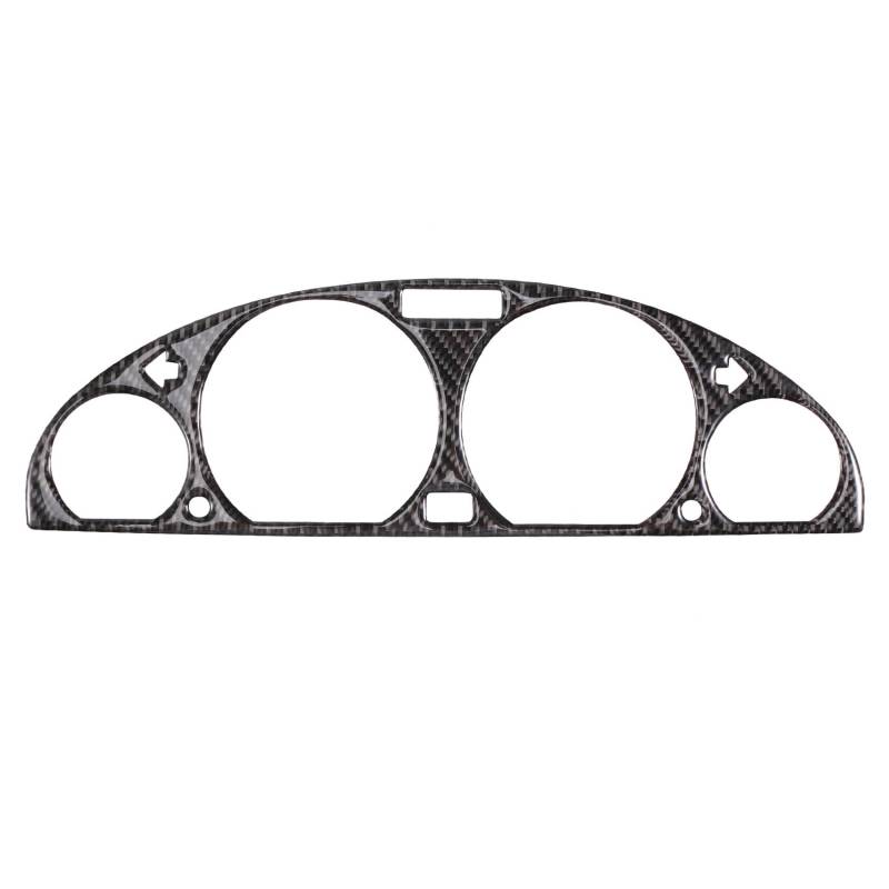 Fangxuee für 3 E46 M3 1998-2005 Kohlefaser Interne Instrumententafel Dekorative Rahmen Armaturenbrett Abdeckung Aufkleber von Fangxuee