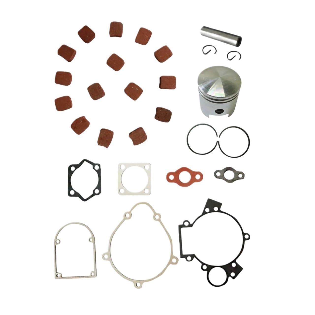 Der Kolbensatz mit quadratischen Kupplungsbelägen for 80 cc 2-Takt-Motorfahrräder von FansEe