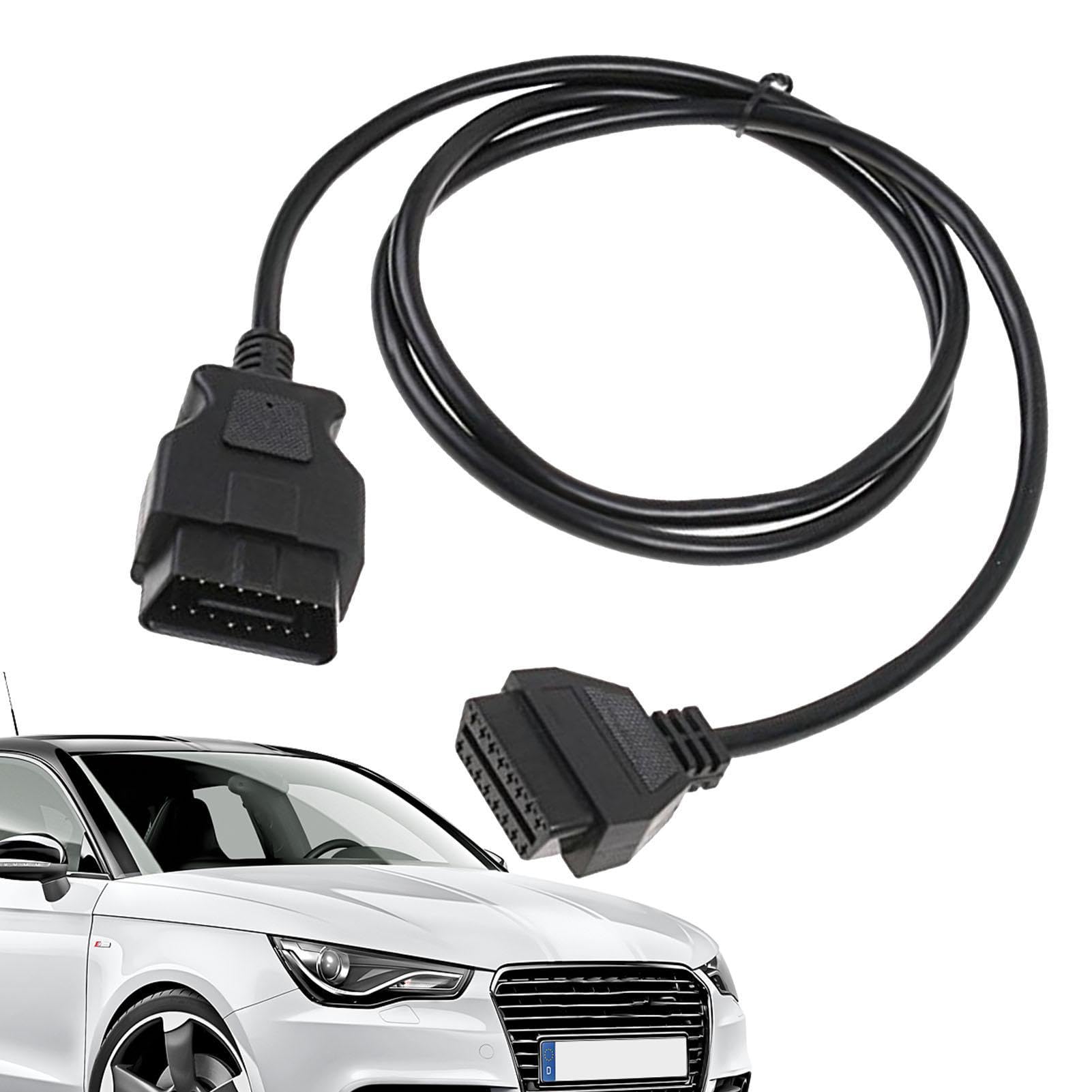 Fanysdsi Autokabel | 1,5 Meter Auto-Stecker-Buchse-Verlängerungskabel,Flexibel und langlebig, 6-poliger Diagnose-Extender-Anschluss, vollbetriebenes Design, Auto-Speicherschoner für von Fanysdsi