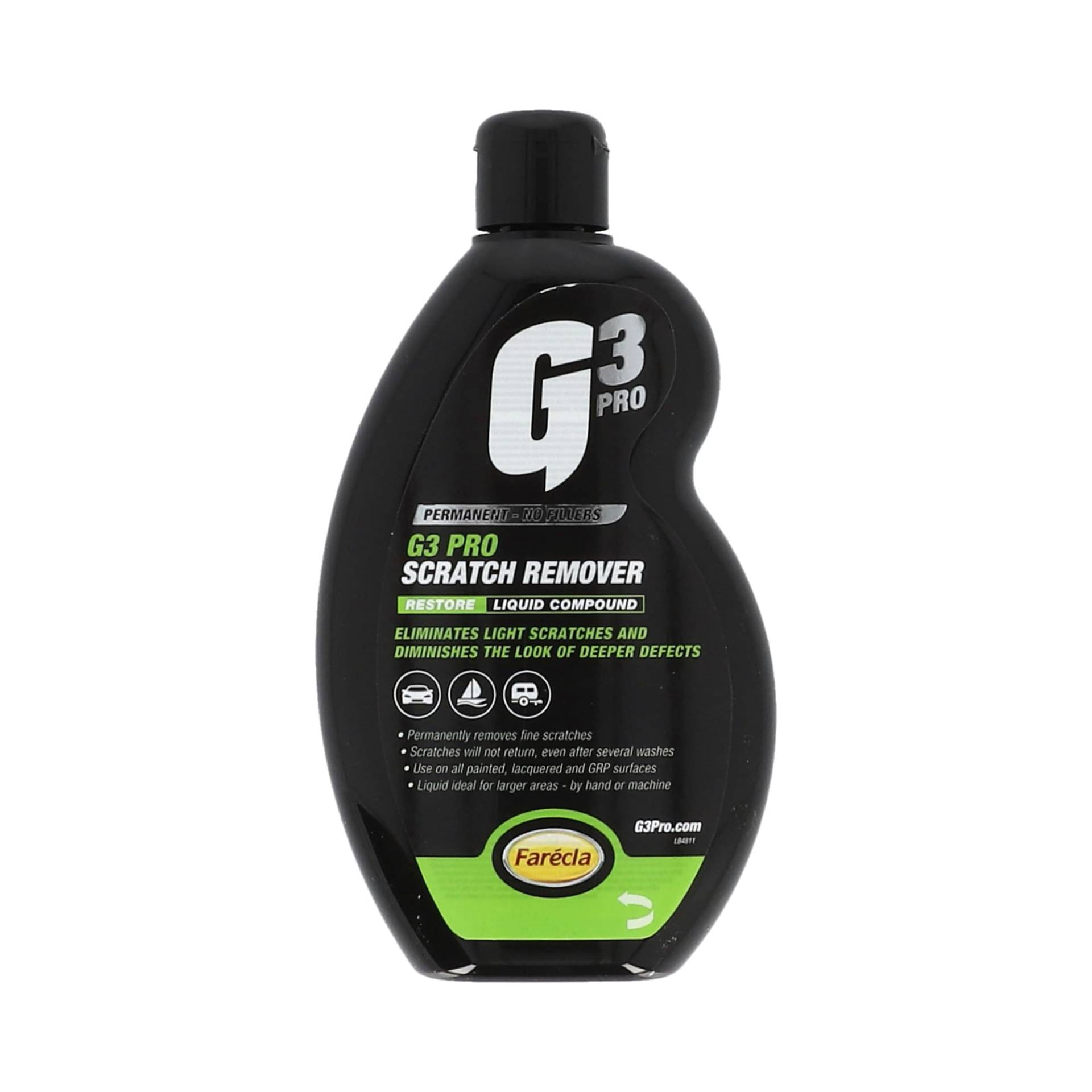 Farecla G3 Pro Scratch Remover für Auto, 500 ml – entfernt Kratzer von Farecla