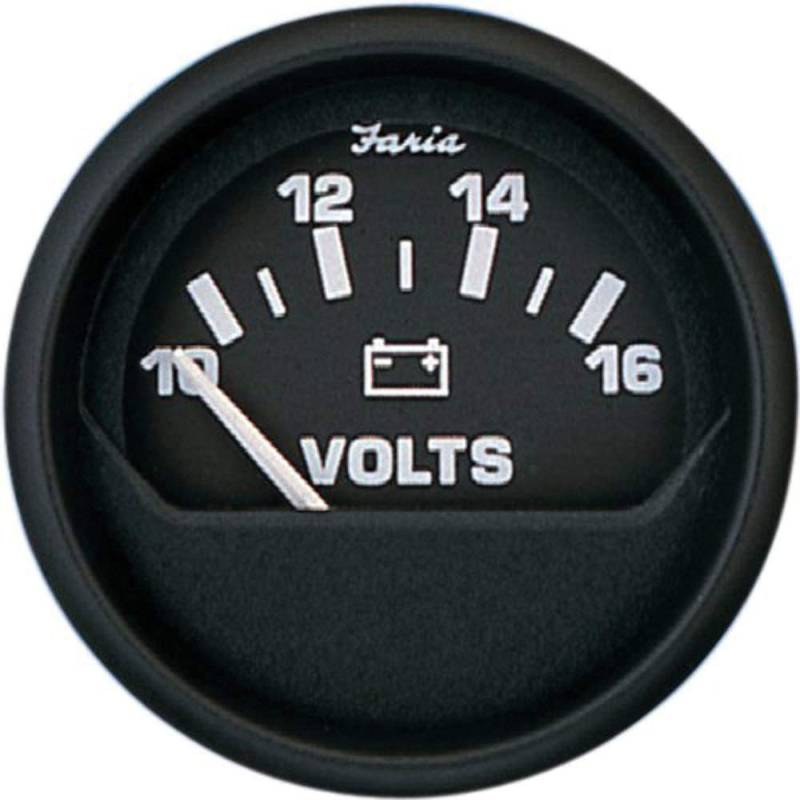 FARIA BEEDE 12821 Euro Voltmeter (3003.3439) schwarz von Faria Beede INSTRUMENTS