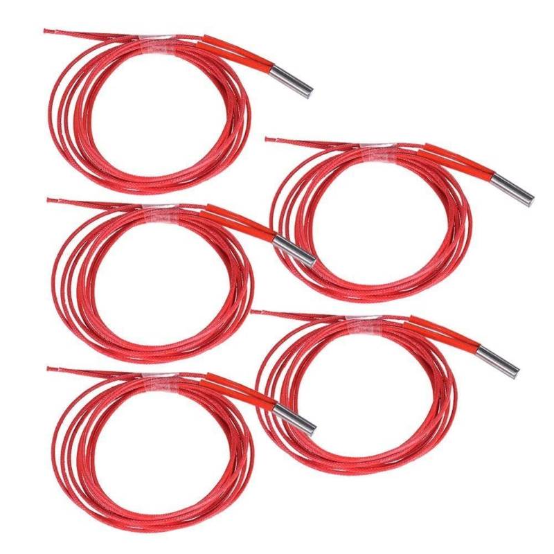 Fasizi 5PCS Reprap 12V 40W 620 Keramik Heizpatrone für 3D Drucker Prusa Mendel von Fasizi