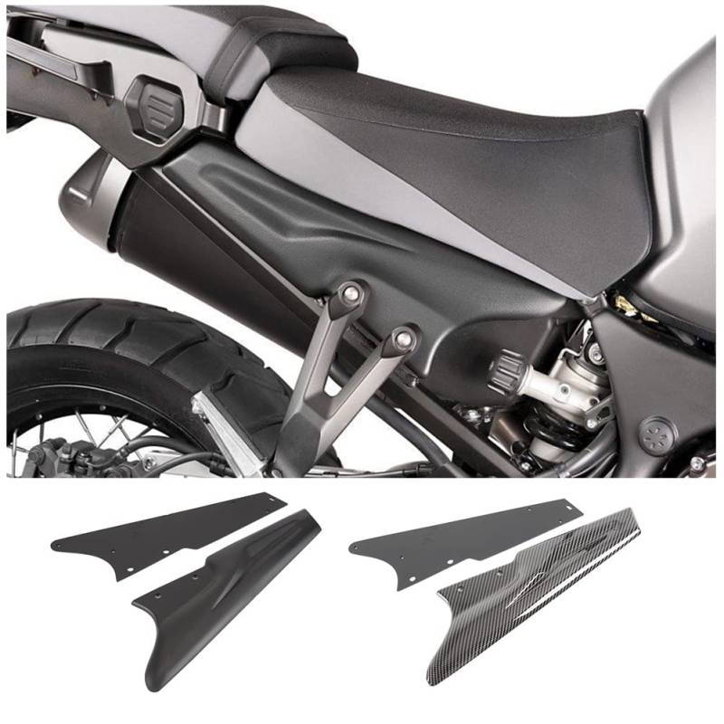 Dual-Sport Motorrad XT 1200 Z Zubehör, Beifahrersitz Seitenverkleidungen Oberer Rahmenschutz Infill Panel Verkleidungsschutz Bodykit für Yamaha XT1200Z Super Tenere 2010-2020 2019 2018 (Carbon Look) von Fayedenicy