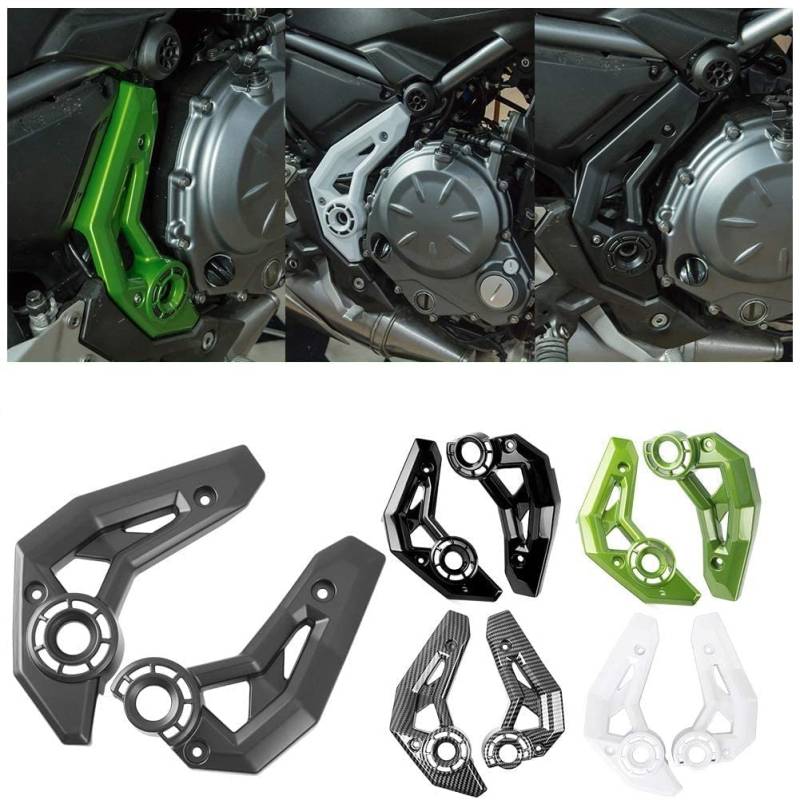 Motorrad Front Seitenverkleidung Rahmenabdeckung Verkleidung Schutzverkleidung Dekoration Body Kits für Kawasaki Z650 Z 650 Ninja 650 Ninja650 Zubehör 2017 2018 2019 2020 2021 2022 (Grün) von Fayedenicy