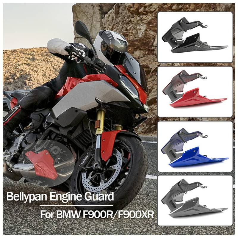 Cubierta de motocicleta Bellypan Motor Guard Chasis Bumper Protection Cover Panel Inferior Spoiler Carenado Body Frame Kit para B.M.W F900R F900XR F 900 R XR F-900-R F-900-XR 2020-2023 (Carbon Look) von Fayedenicy