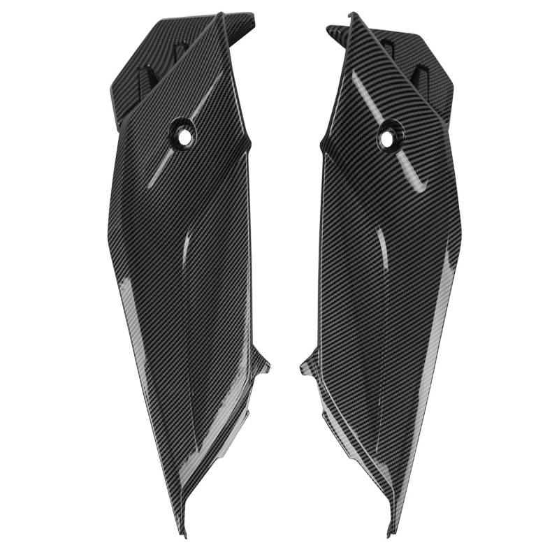 Motorrad Beifahrersitz Seitenkörperabdeckung Oberer Rahmenschutz Infill Trim Panel Verkleidungsschutz Dekoration für GSX-S GSXS 750 GSX-S750 GSXS750 2017 2018 2019 2020 2021 2022 2023 (Carbon-Look) von Fayedenicy