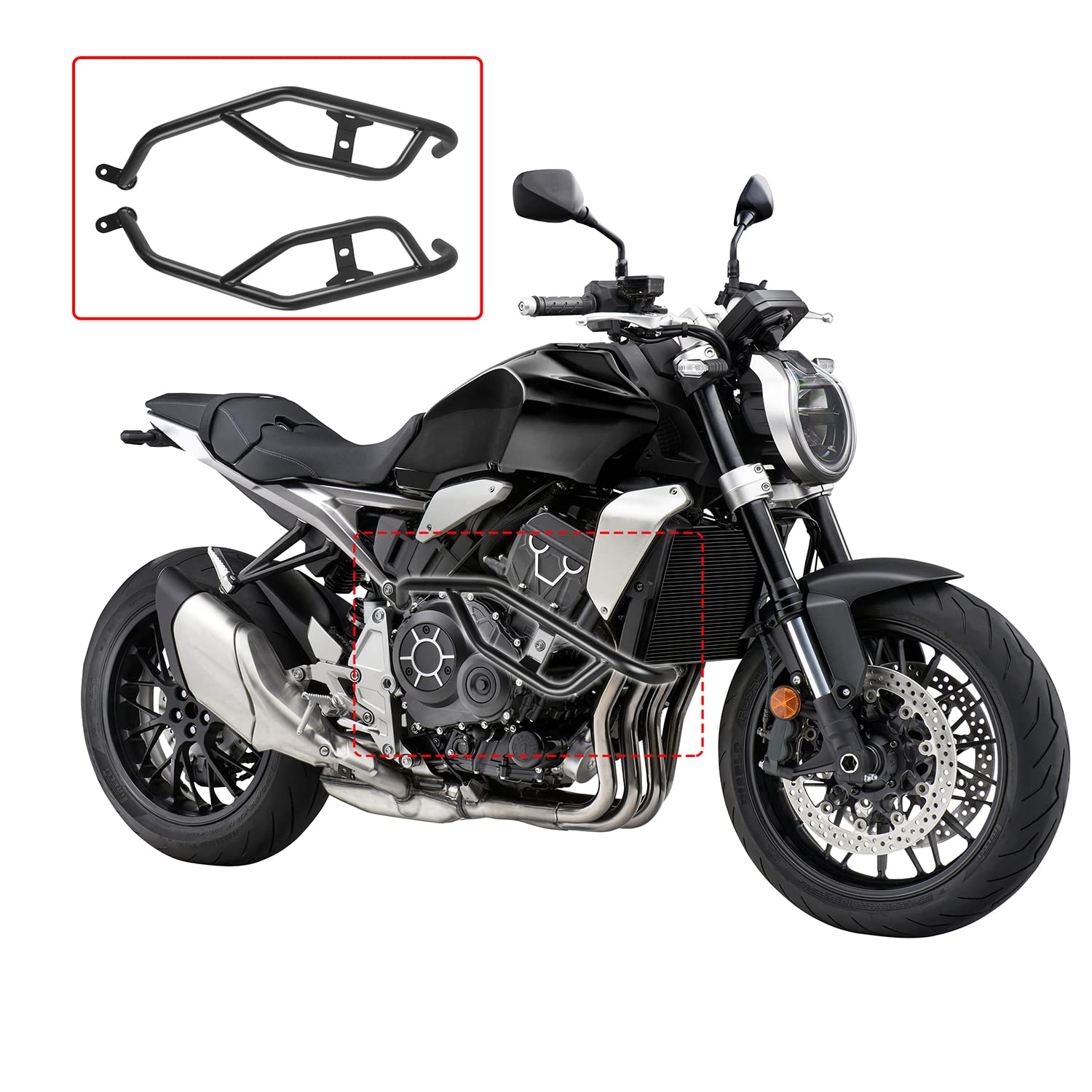 Motorrad CB1000R Autobahn-Sturzbügel Motorschutz Stoßstange Stunt Käfig Rahmen Fallschutz Kraftstofftank Schutz Für H.onda CB 1000 R CB 1000R CB-1000-R 2018 2019 2020 2021 2022 2023 von Fayedenicy