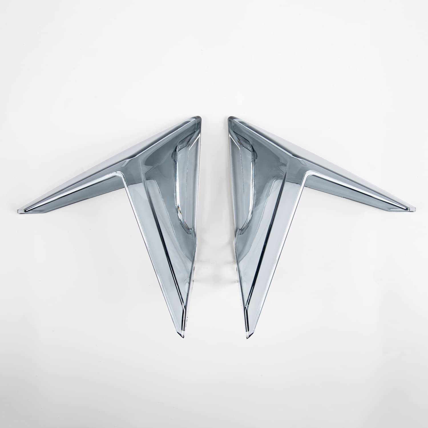 Motorrad Front Winglets Seitenflügel Luftabweiser Windschutzscheibe Spoiler Windschutzscheibe Verkleidungssatz für Forza 750 Forza750 2021-2022 (Frontlichtrauch) von Fayedenicy