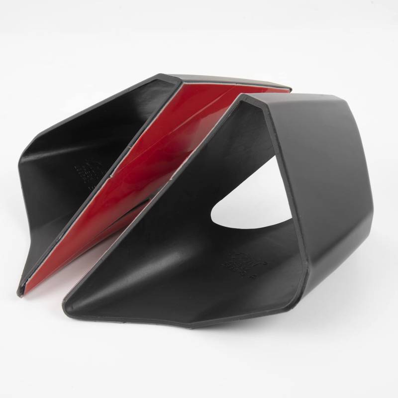 Motorrad Front Winglets Verkleidung Luftstrom Windabweiser Aerodynamische Seitenflügel Schutzabdeckung Dekorative Body Kits Zubehör für Honda CBR650R CBR 650 R CBR 650R 2019 2020 2021 (Schwarz) von Fayedenicy