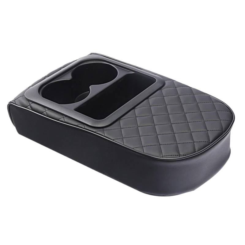 Car Center Console Cover, Arm Rest Box For Center Console, Waterproof Car Interior Storage Box, Console Cover With Cup Holder, Car Console Cover, Armrest Cover von Fbinys