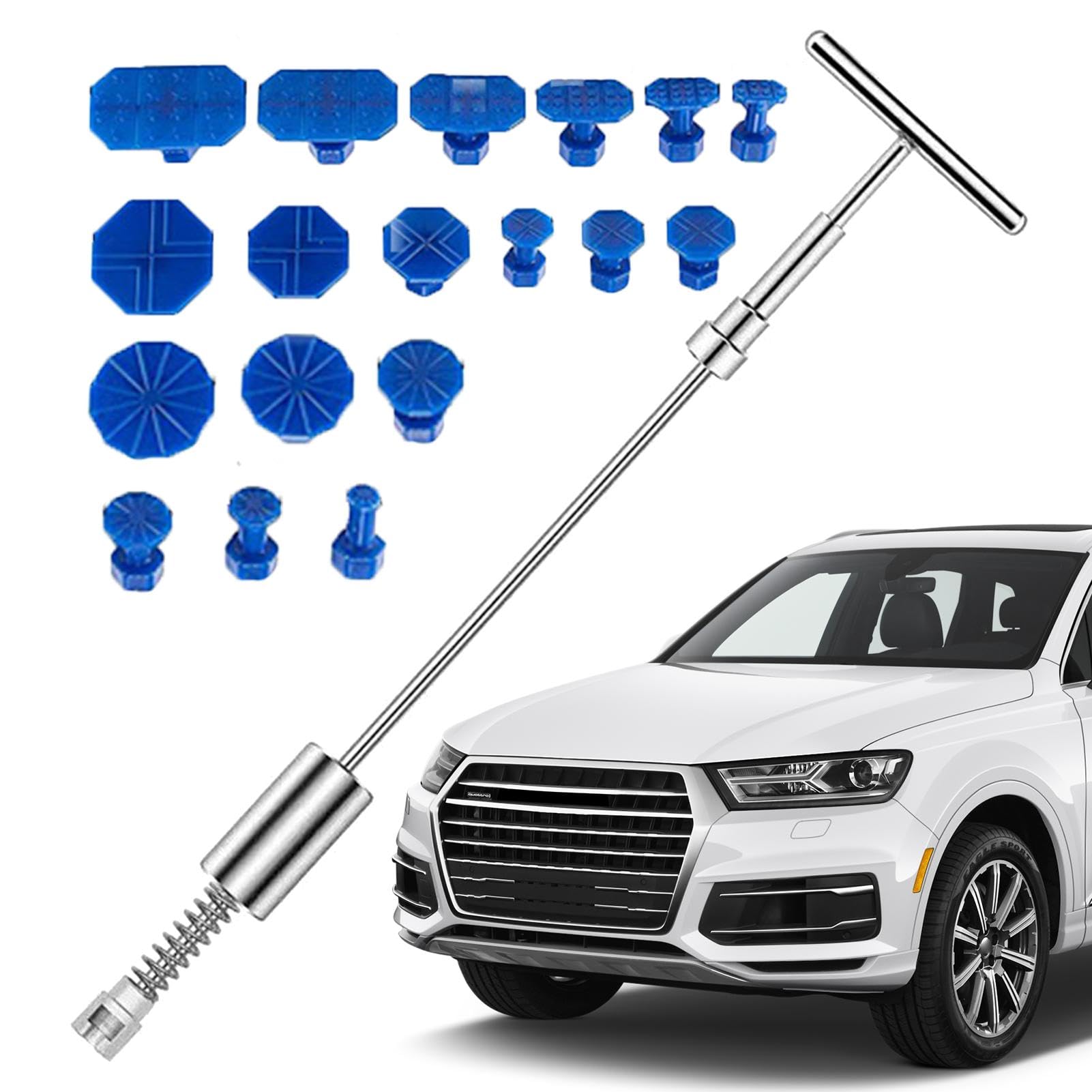 Car Dent Puller | Metal Car Dent Puller Kit | Multipurpose Dent Removal Tool | Multipurpose Metal Dent Removal Kit | Portable Repair Tool for Cars, Refrigerators, Motorcycles, and Washing Machines von Fbinys