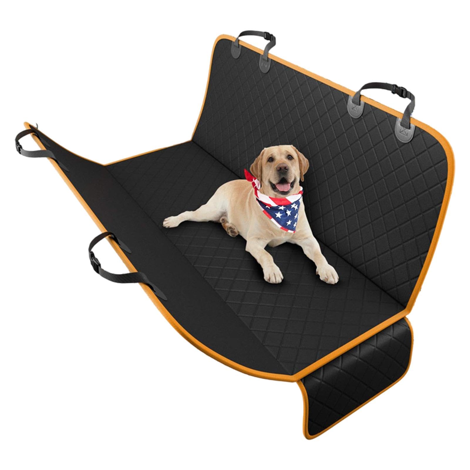 Car Dog Cover Back Seat, Soft Car Backseat Dog Mat, Pet Car Seat Protector, Back Seat Extender Dog Hammock, Dog Car Hammock, Travel Pet Seat Cover, Dog Backseat Protector, Waterproof Dog Car Cover von Fbinys