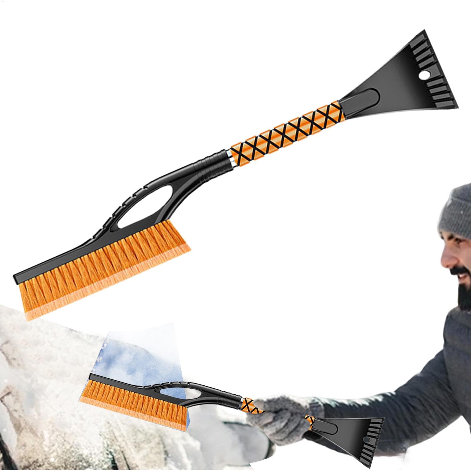 Car Snow Brush, Extendable Ice Scraper, Windshield Snow Remover, Winter Car Cleaning Supplies, Snow Shovel for Cars, Car Ice Scraper, Truck Snow Brush, SUV Snow Remover, Windshield Defroster Tool, von Fbinys