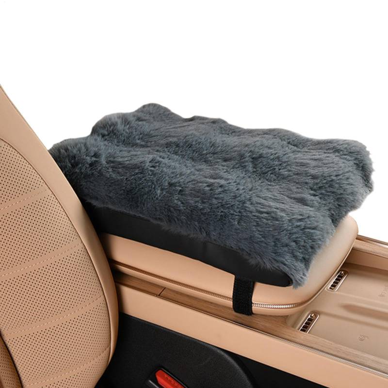 Center Console Cushion, Booster Pads Center Console Tissue Box, Center Console Arm Rest, Stylish Plush Armrest Box, Armrest Protector Pillow, Plush Armrest Booster Pad, Armrest Cover for Car von Fbinys