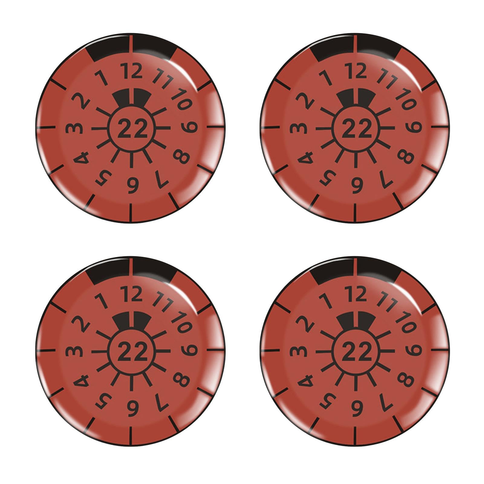 Fbinys Nummernschildaufkleber – runde Autofenster-Aufkleber, wasserdichte Auto-Stoßstangen-Stikcers Nummernschild-Dekoration für die meisten Fahrzeuge von Fbinys