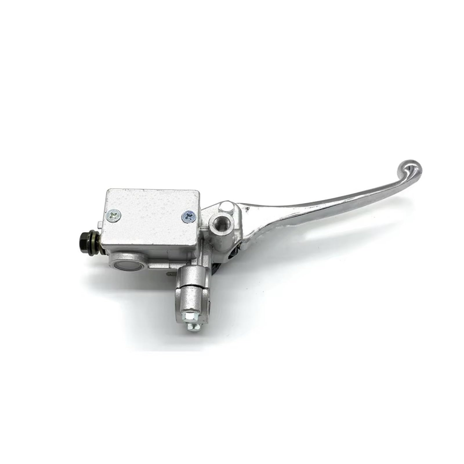 Brems- und Kupplungshebel Motorrad-Bremspumpe, Vorderer Hauptzylinder, Hydraulischer Bremshebel Für Quad, Moped, Roller, Buggy HauptbremszylinderLenker(Silver) von Fbxmjoa