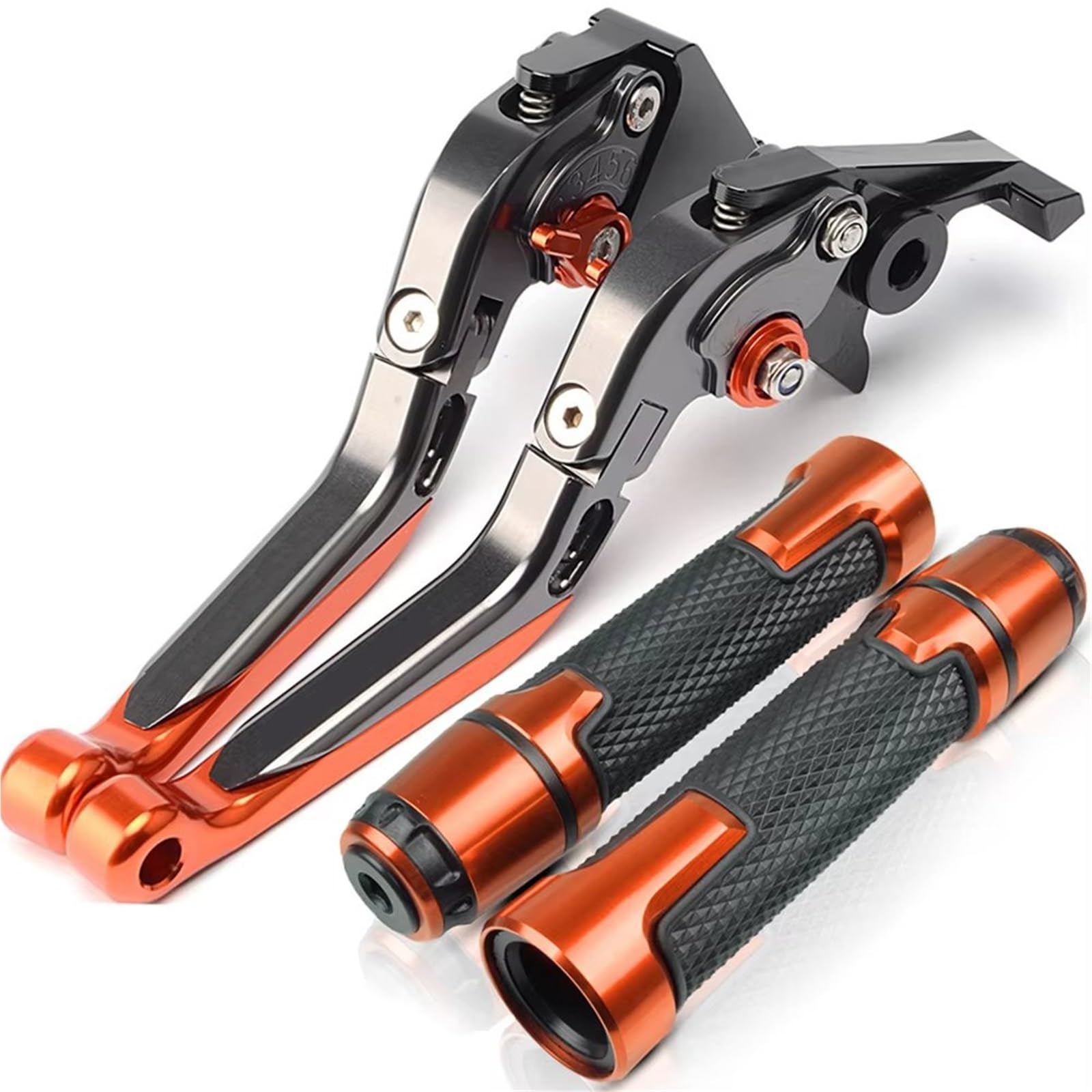 Brems- und Kupplungshebel Motorrad Einstellbare Bremse Kupplung Hebel Griff Handgriffe FÜR YZF600R Thundercat 1994 1997-2008 2004 2003 2005 HauptbremszylinderLenker(YZF600Rthu94-05F) von Fbxmjoa