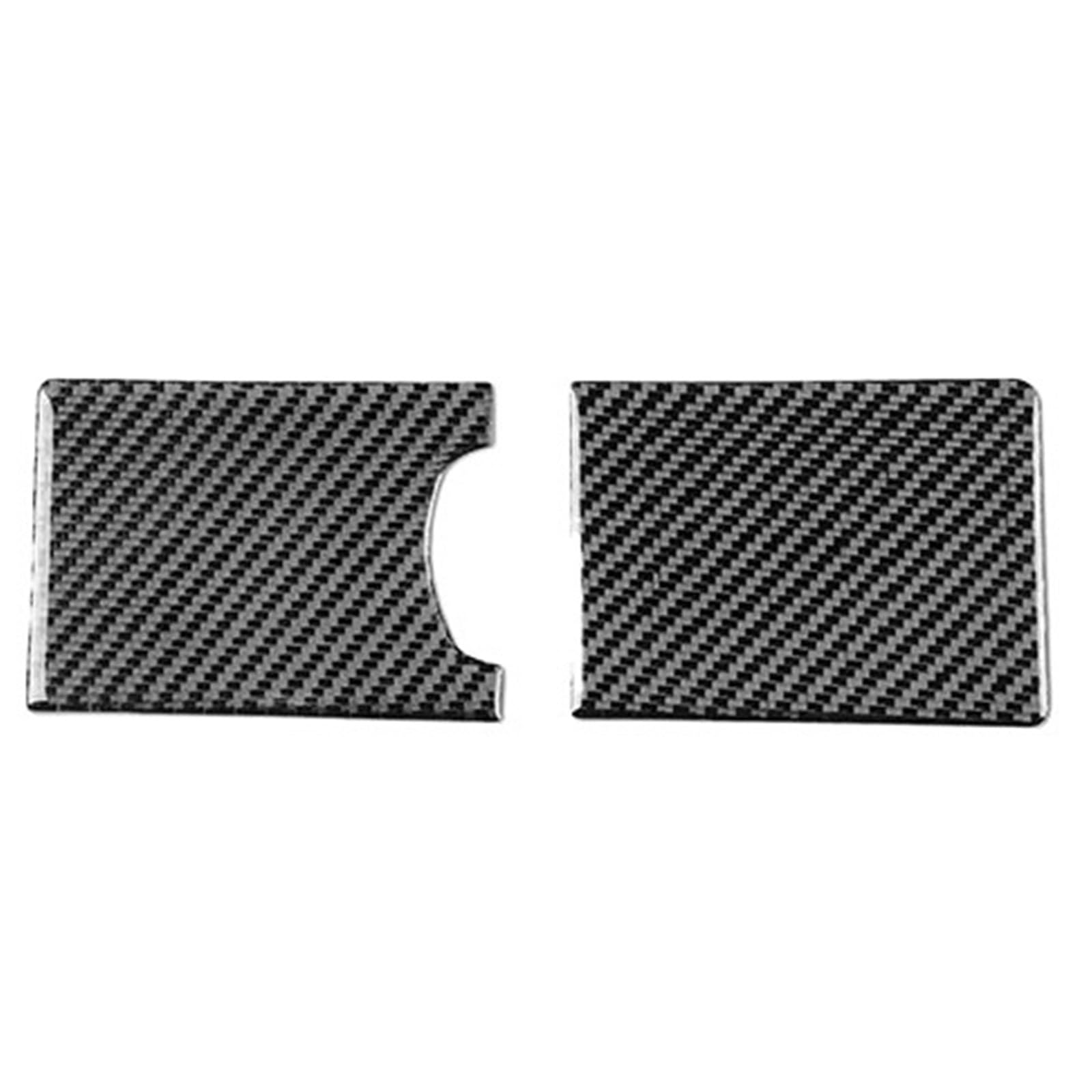 Kohlefaser Innenbereich Für Toyota Für Corolla 2007-2013 Innen Tasse Halter Lagerung Abdeckung Carbon Faser Trim Aufkleber Auto Aufkleber Innenbereich(Black) von Fbxmjoa