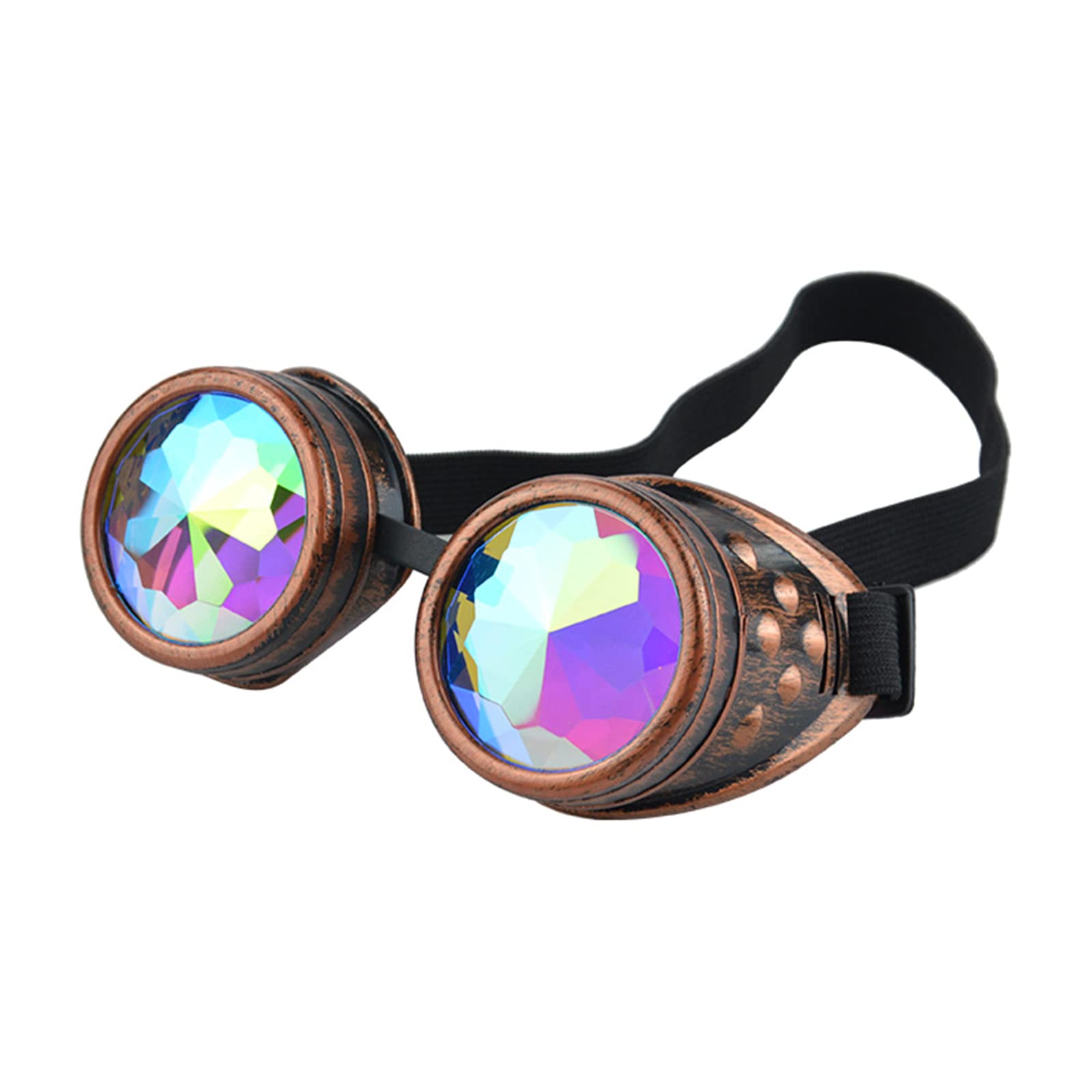 Fcnjsao Retro Sonnenbrille Vintage Stil Steampunk Brille Schweißen Punk Brille Cosplay Brille 6 Farben von Fcnjsao