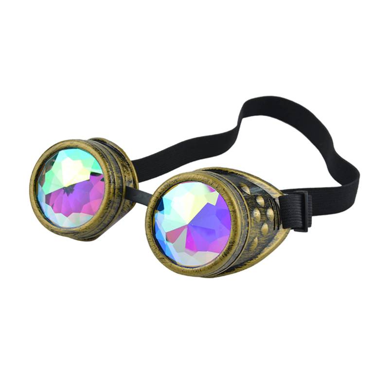 Fcnjsao Retro Sonnenbrille Vintage Stil Steampunk Brille Schweißen Punk Brille Cosplay Brille 6 Farben von Fcnjsao