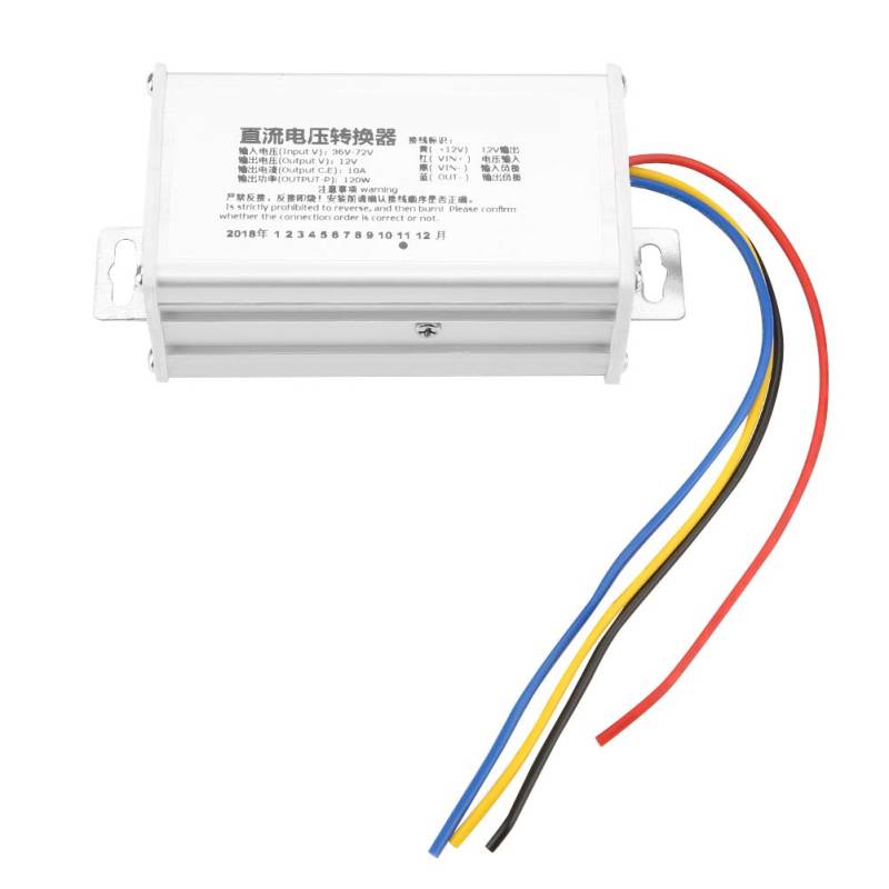 DC-Wandler, DC/DC-Wandler-Regler 36V-72V Step Down auf 12V 10A 120W Netzteiladapter, Pulsfrequenzmodulation von Fdit