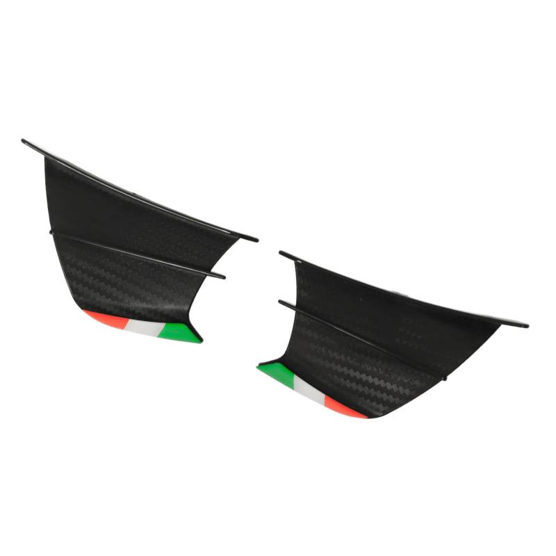 Motorrad Seitenflügel, Colorfast Motorrad Winglet 2PCs für Motorrad (Matter Kohlefaser-Stil) von Fdit